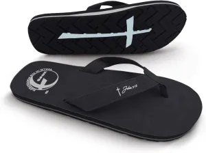 Women’s Christian Clothing and Footwear, Cross Bottom Women’s Sandals, Flip Flops for Women with John 3:16 Bible Verse, Unique Christian Apparel