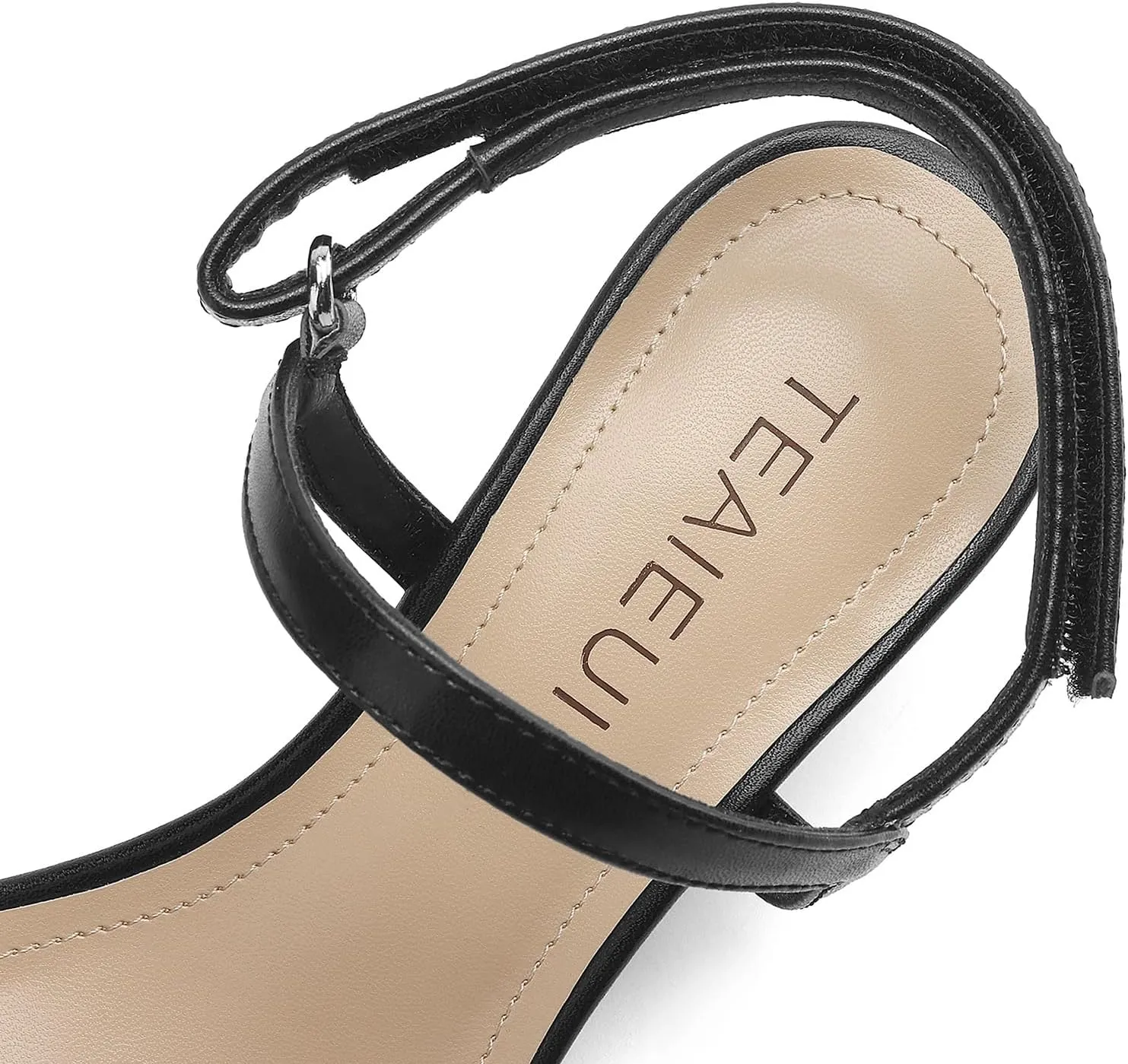 Women's Chunky Heels Low Block Wedge Heeled Sandal Square Open Toe Ankle Strap Heels for Women Comfortable Summer Dress Shoes