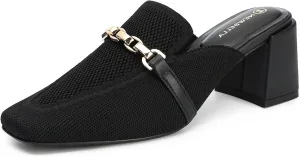Women's Commute Square Toe Heeled Mules