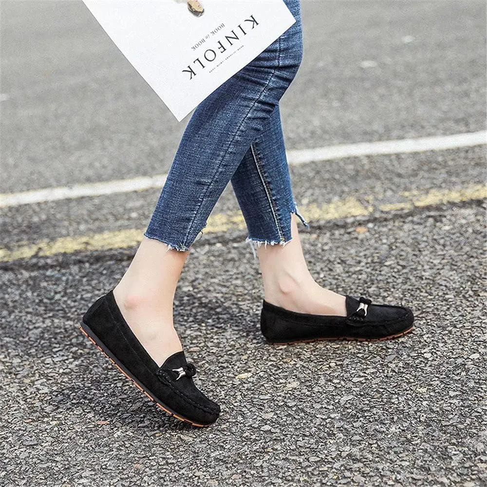 Women's Leather Penny Loafers Casual Driving Loafers Slip-On Loafer Flats Comfort Womens Boat Shoes Moccasins Walking Shoes for Women