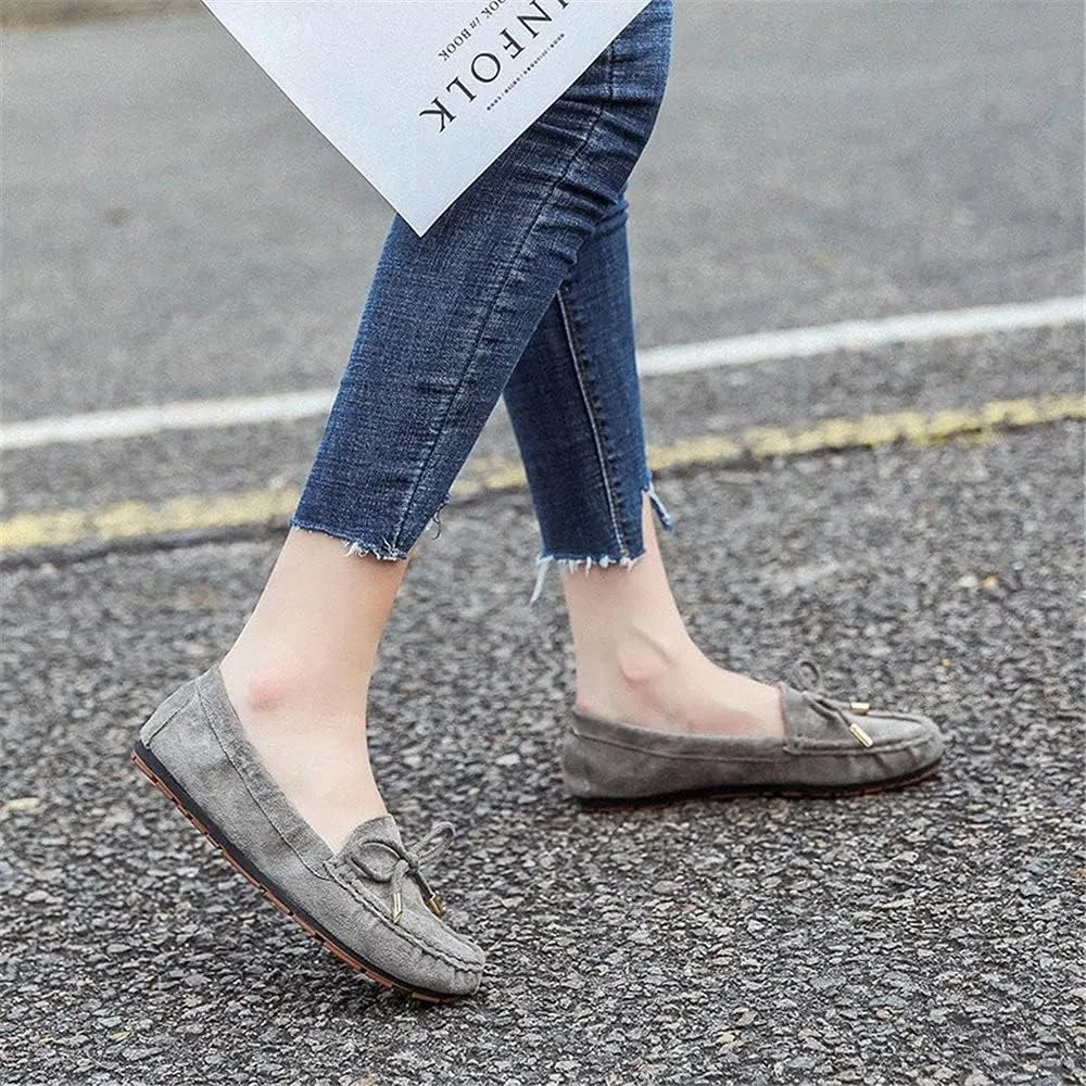 Women's Leather Penny Loafers Casual Driving Loafers Slip-On Loafer Flats Comfort Womens Boat Shoes Moccasins Walking Shoes for Women