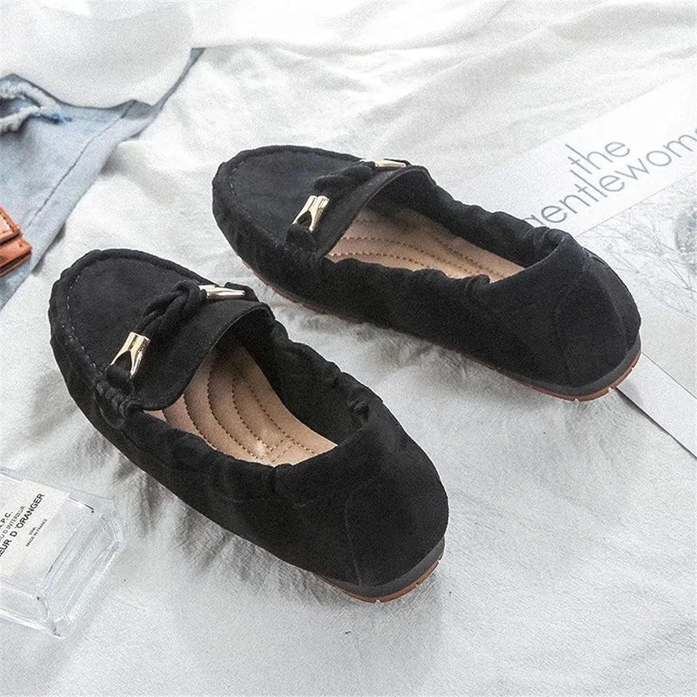 Women's Leather Penny Loafers Casual Driving Loafers Slip-On Loafer Flats Comfort Womens Boat Shoes Moccasins Walking Shoes for Women