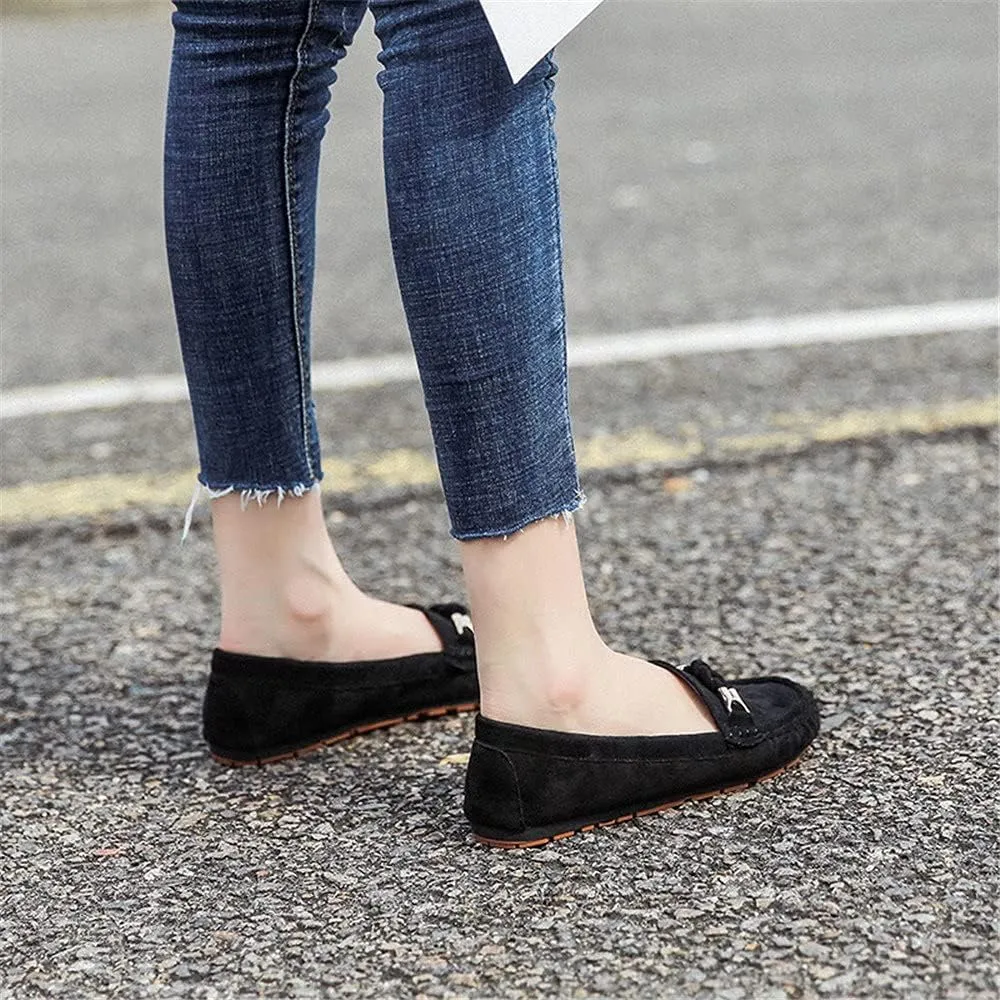Women's Leather Penny Loafers Casual Driving Loafers Slip-On Loafer Flats Comfort Womens Boat Shoes Moccasins Walking Shoes for Women