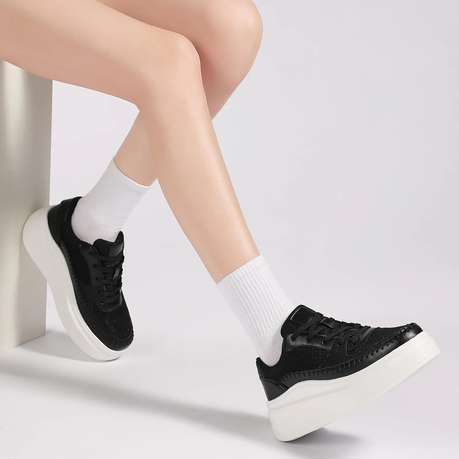 Women's Platform Fashion Shoes Classic Tennis Shoes Casual Walking Sneakers