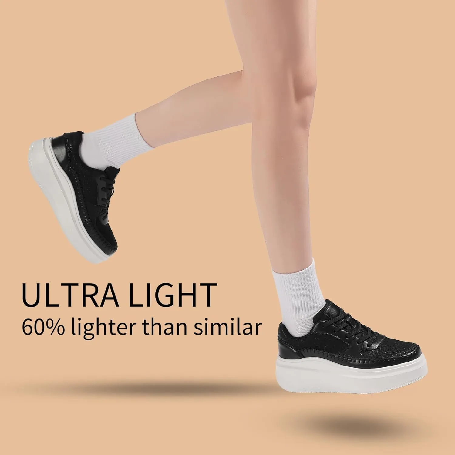 Women's Platform Fashion Shoes Classic Tennis Shoes Casual Walking Sneakers