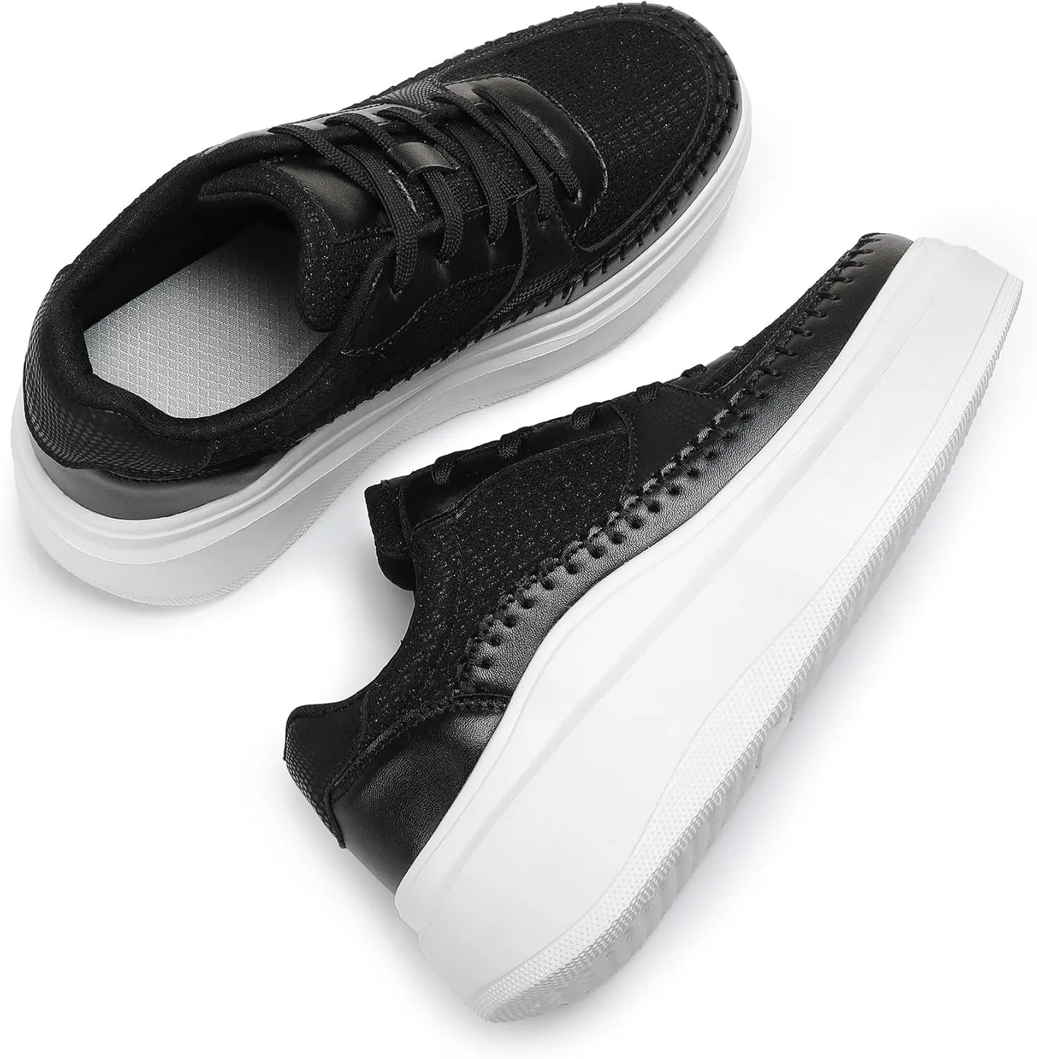 Women's Platform Fashion Shoes Classic Tennis Shoes Casual Walking Sneakers