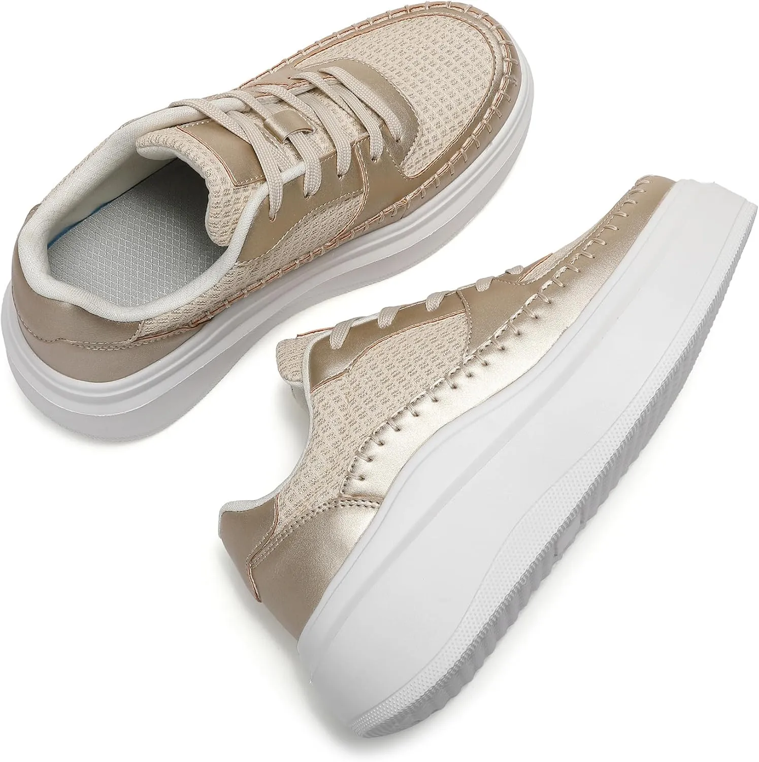 Women's Platform Fashion Shoes Classic Tennis Shoes Casual Walking Sneakers