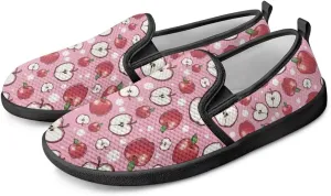 Womens Slip On Mesh Flats Breathable Low-Cut Loafers Wide Toe Box Walking Shoes Laides Dressy Shoes Soft SizeUS 6-11