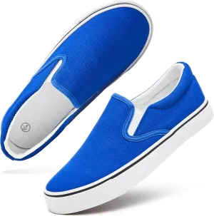 Women's Slip on Shoes Canvas Sneakers Loafers Non Slip Shoes Low Top Casual Shoes