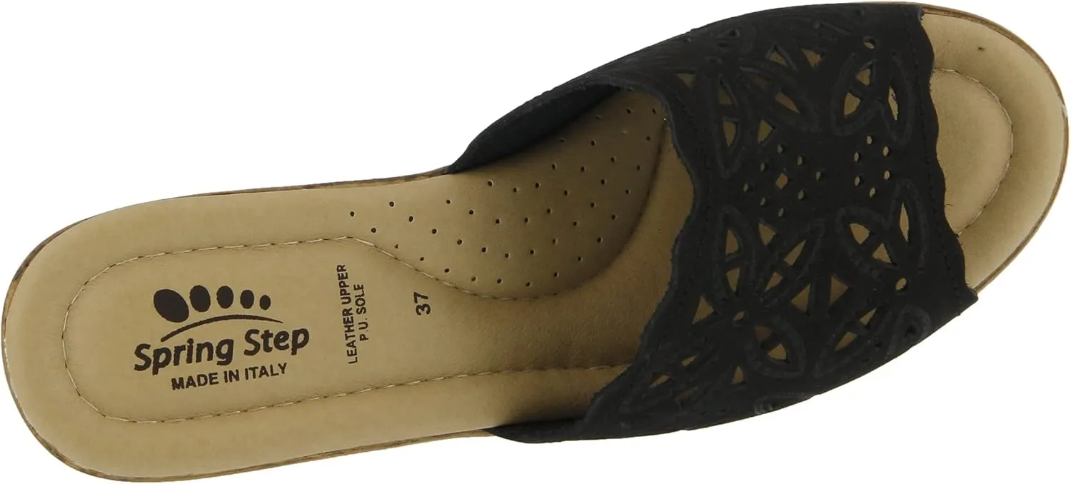 Women's Spring Step ESTELLA Fashion Wedge Slide Sandals