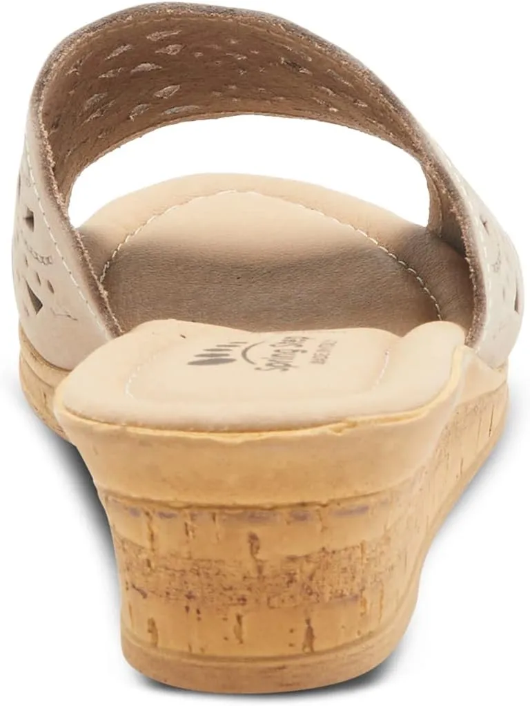 Women's Spring Step ESTELLA Fashion Wedge Slide Sandals
