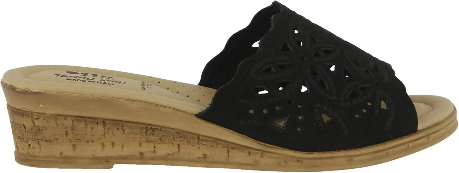 Women's Spring Step ESTELLA Fashion Wedge Slide Sandals