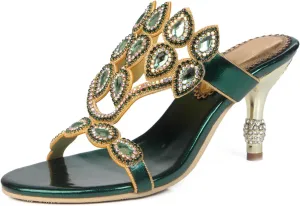 Women's Stylish Sparkle Rhinestone Sandals Jeweled Sandals Summer Sandals Womens Mules Sandals
