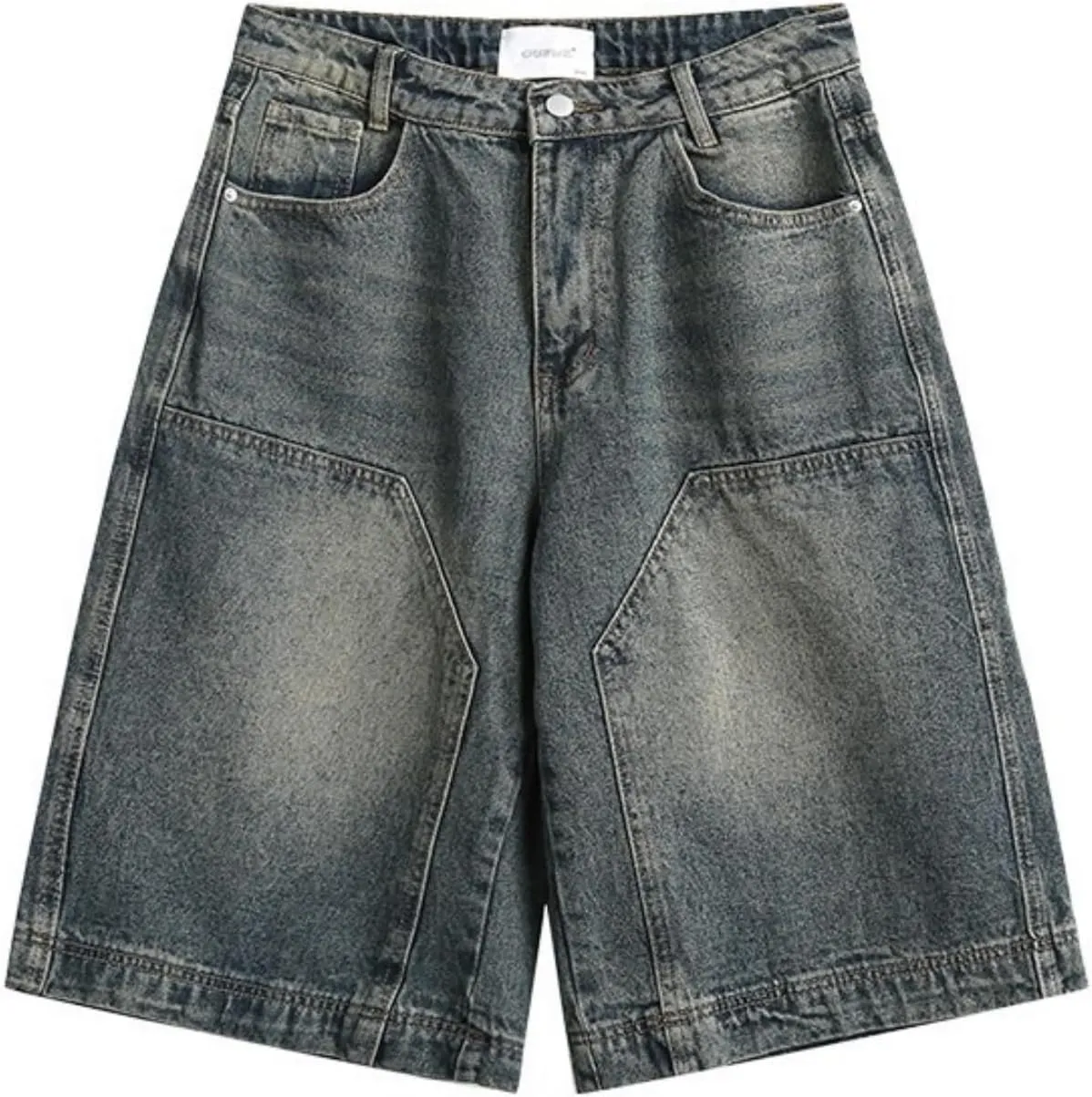 Y2k Jean Shorts Jorts Y2k Streetwear Hip Hop Shorts Skater Jeans Grunge Shorts