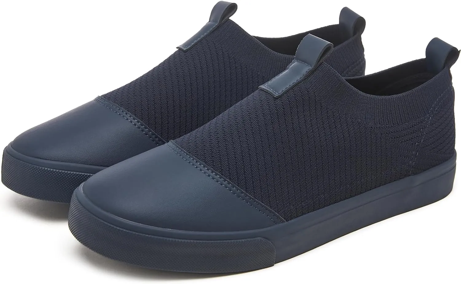 yageyan Mens Loafers Shoes Comfortable Mens Slip on Sneakers White Shoes Black Casual Fashion Shoes
