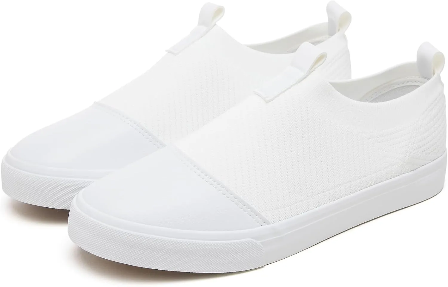 yageyan Mens Loafers Shoes Comfortable Mens Slip on Sneakers White Shoes Black Casual Fashion Shoes