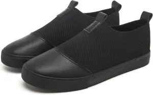 yageyan Mens Loafers Shoes Comfortable Mens Slip on Sneakers White Shoes Black Casual Fashion Shoes