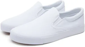 yageyan Mens Slip on Sneakers Loafers Shoes Canvas Black Shoes Canvas Blue Casual Fashion Shoes