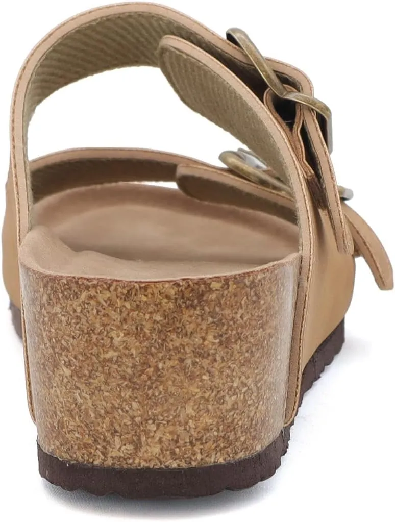YOKI LORAYN-10 Women’s Platform Wedge Sandals, Summer Sandals