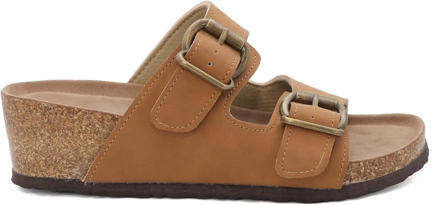 YOKI LORAYN-10 Women’s Platform Wedge Sandals, Summer Sandals