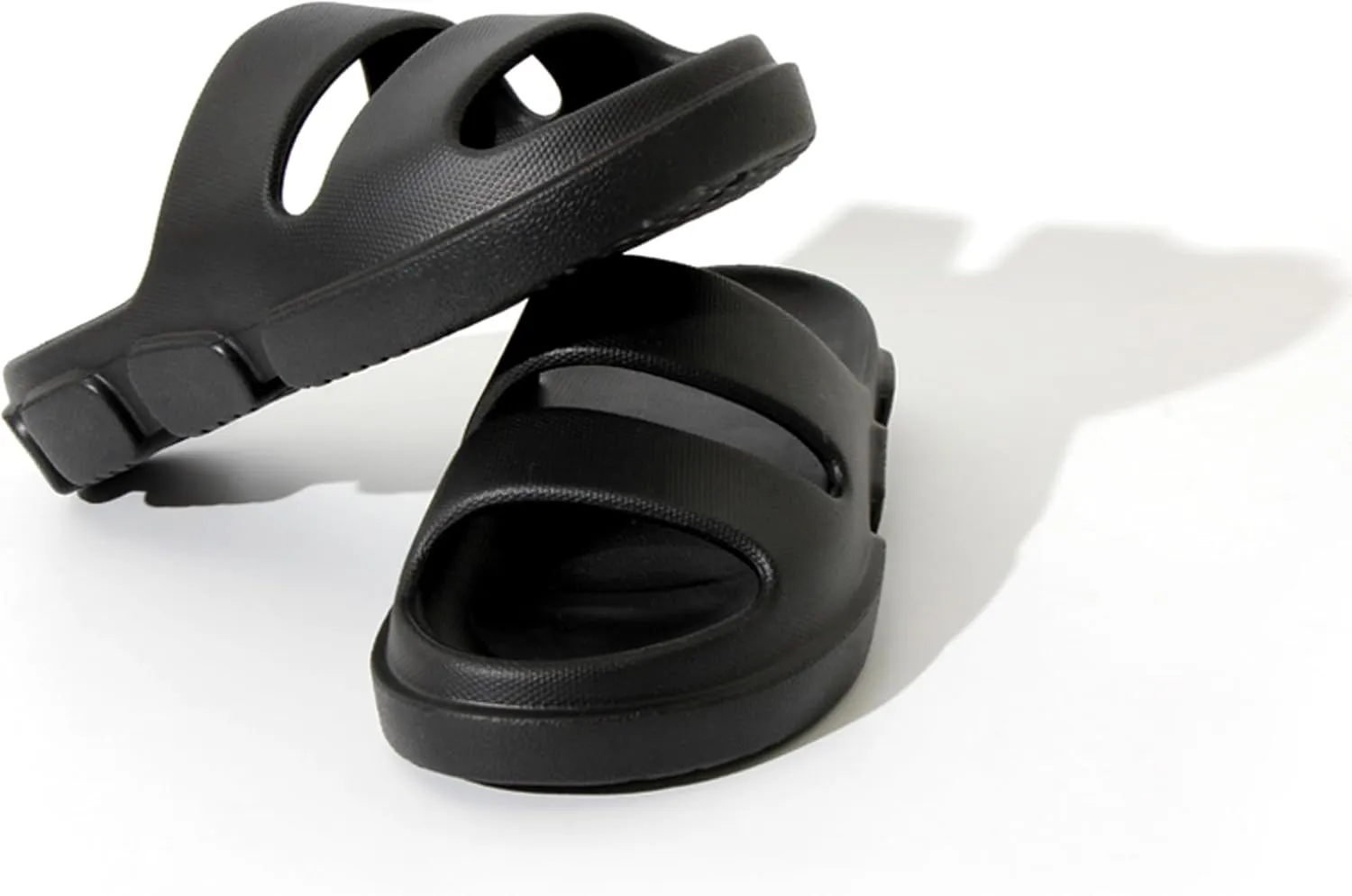 Youngever Pillow Slippers for Women, House Slides Shower Sandals, Firm Indoor Outdoor Sandals, Extremely Comfy, EVA foamed Rubber